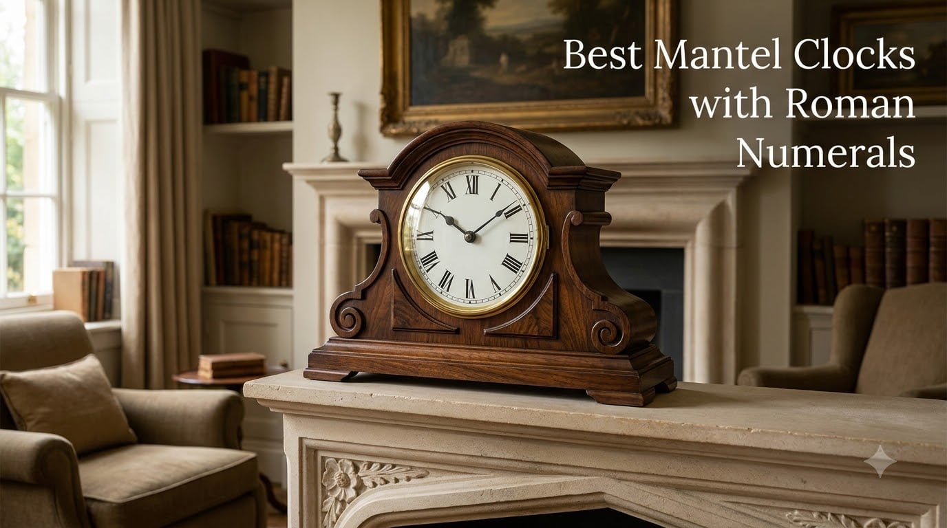 Best Mantel Clocks with Roman Numerals
