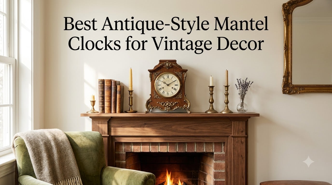 Best Antique-Style Mantel Clocks for Vintage Decor