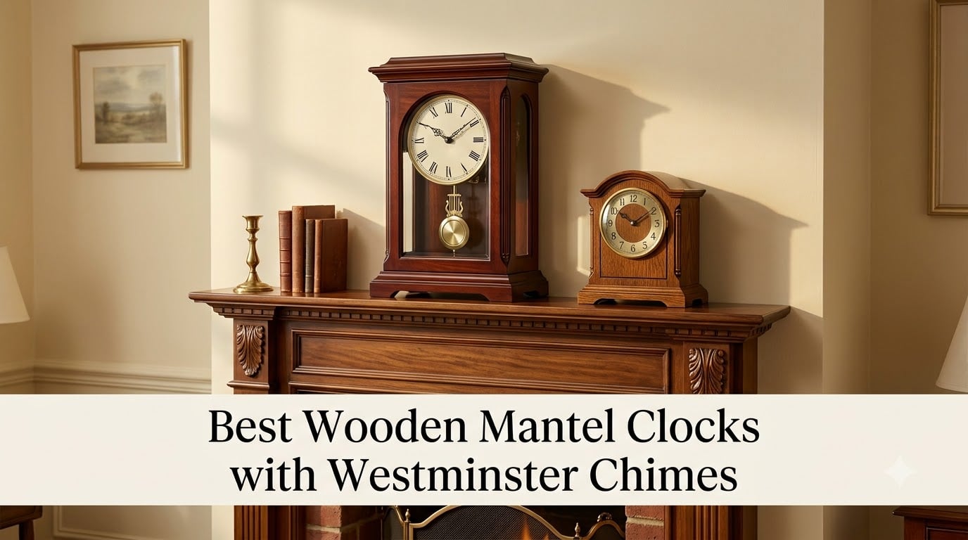 Best Wooden Mantel Clocks with Westminster Chimes
