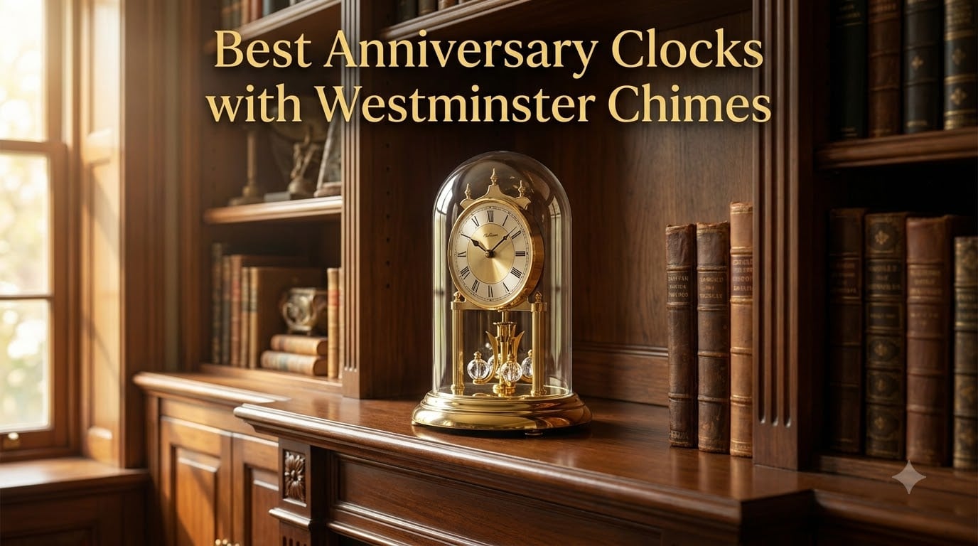 Best Anniversary Clocks with Westminster Chimes