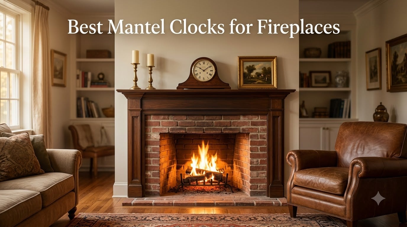 Best Mantel Clocks for Fireplaces