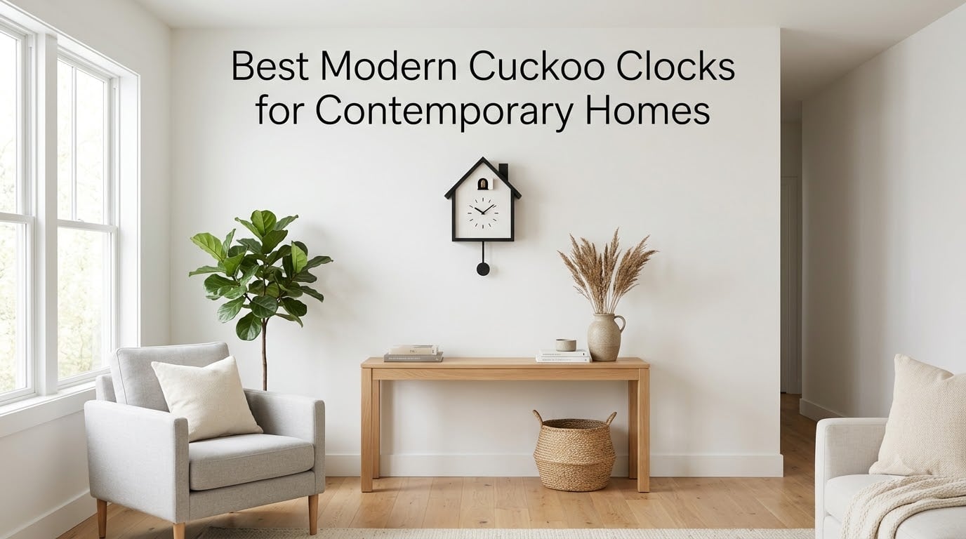 Best Modern Cuckoo Clocks for Contemporary Homes