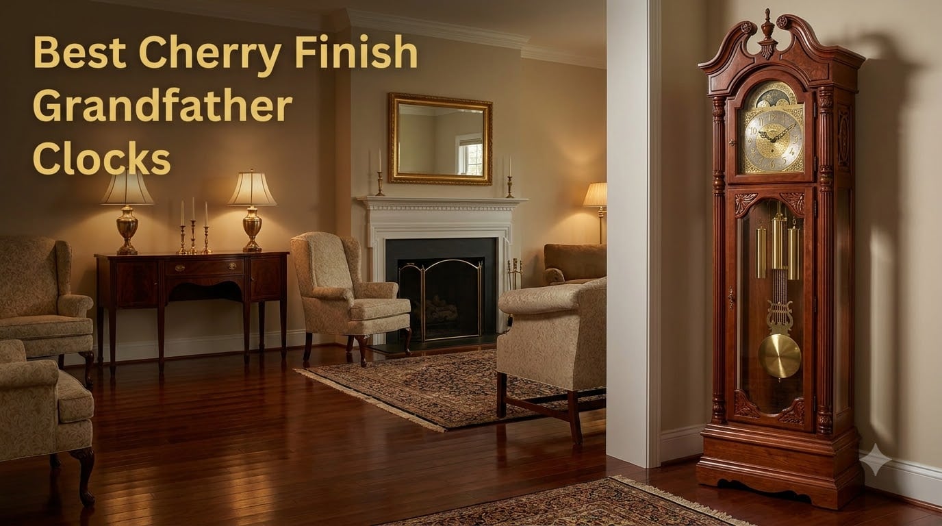 Best Cherry Finish Grandfather Clocks