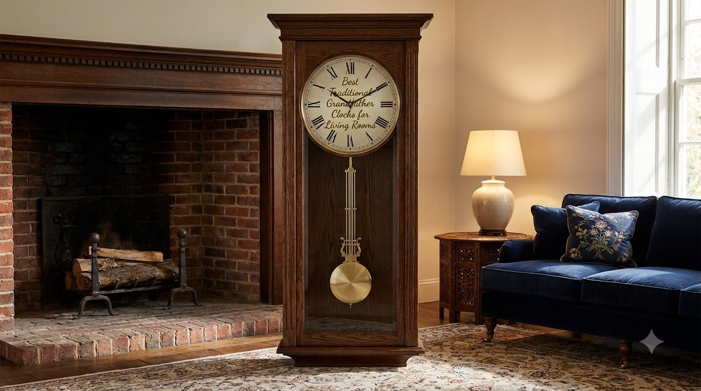 Best Traditional Grandfather Clocks for Living Rooms