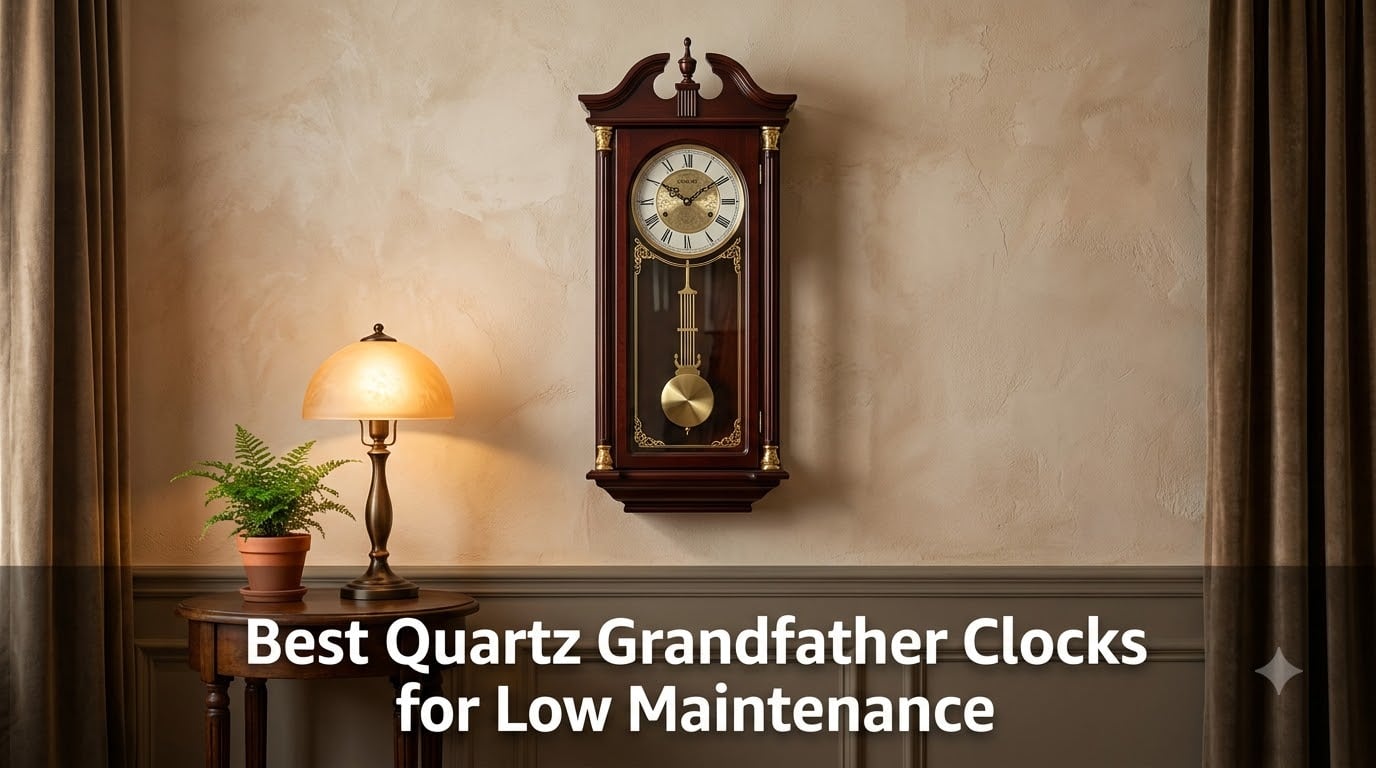 Best Quartz Grandfather Clocks for Low Maintenance