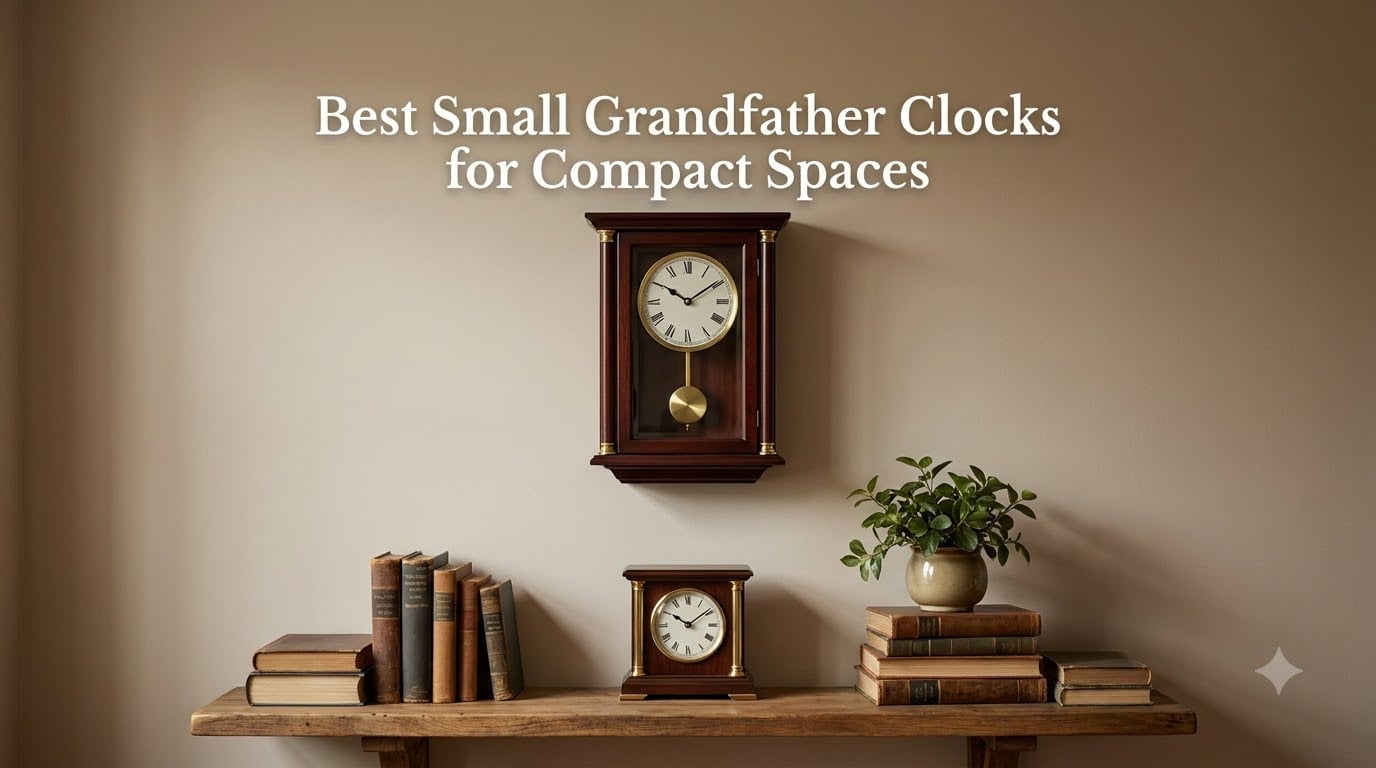 Best Small Grandfather Clocks for Compact Spaces