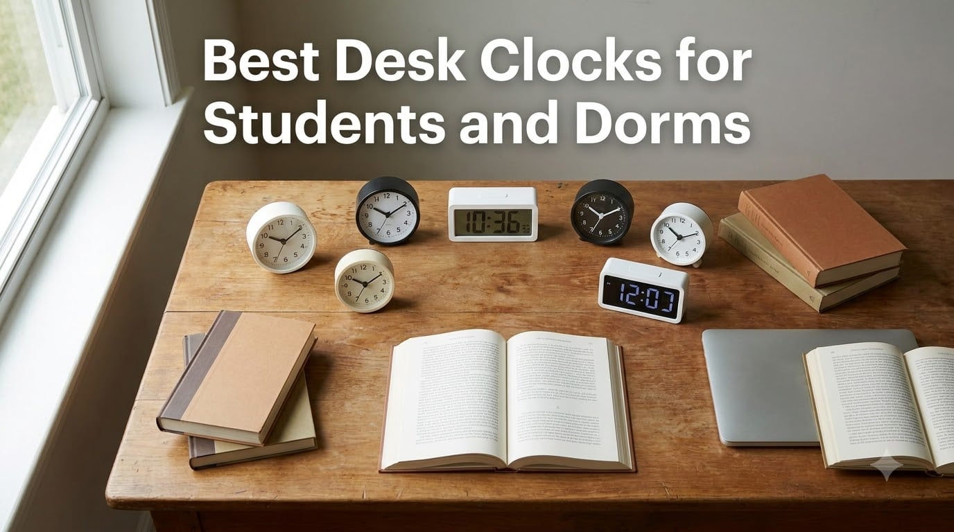Best Desk Clocks for Students and Dorms