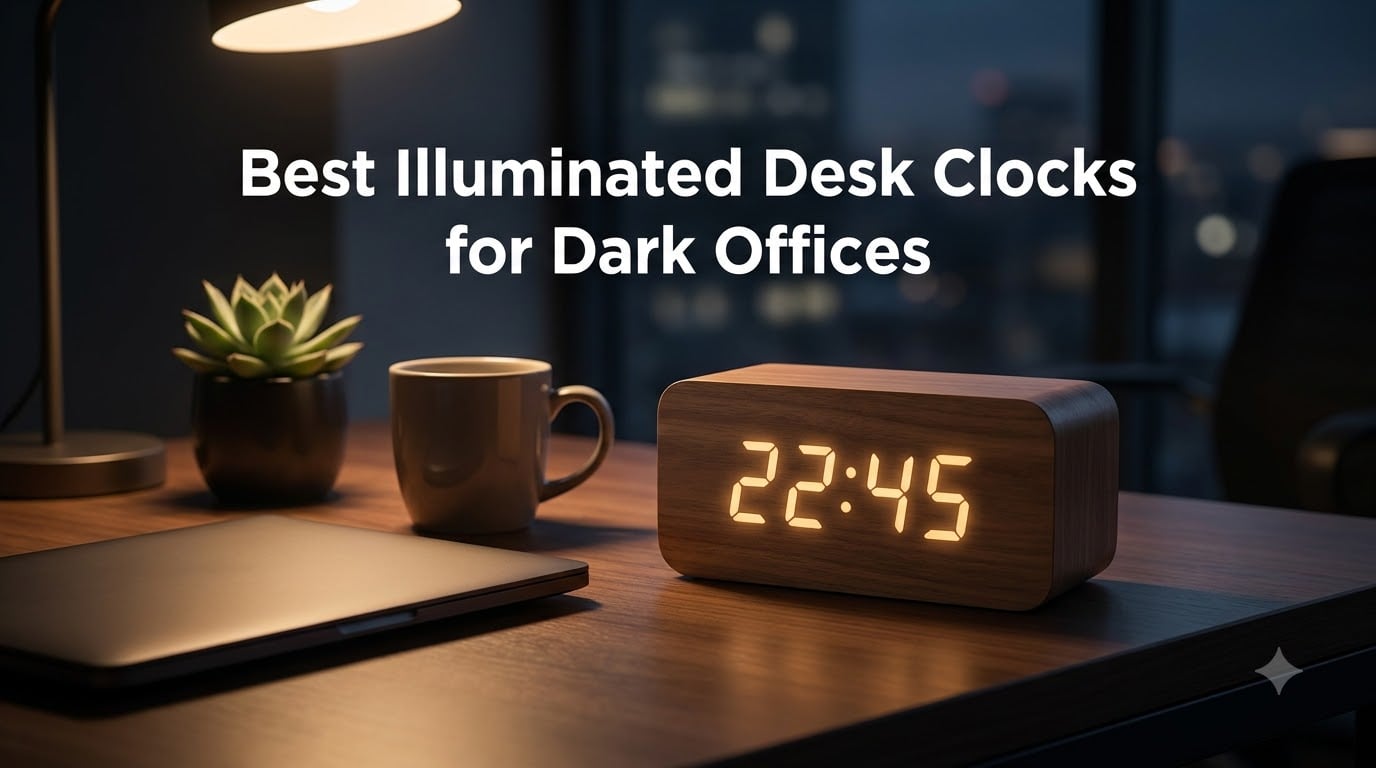 Best Illuminated Desk Clocks for Dark Offices