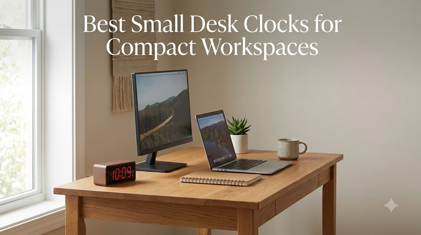 Best Small Desk Clocks for Compact Workspaces