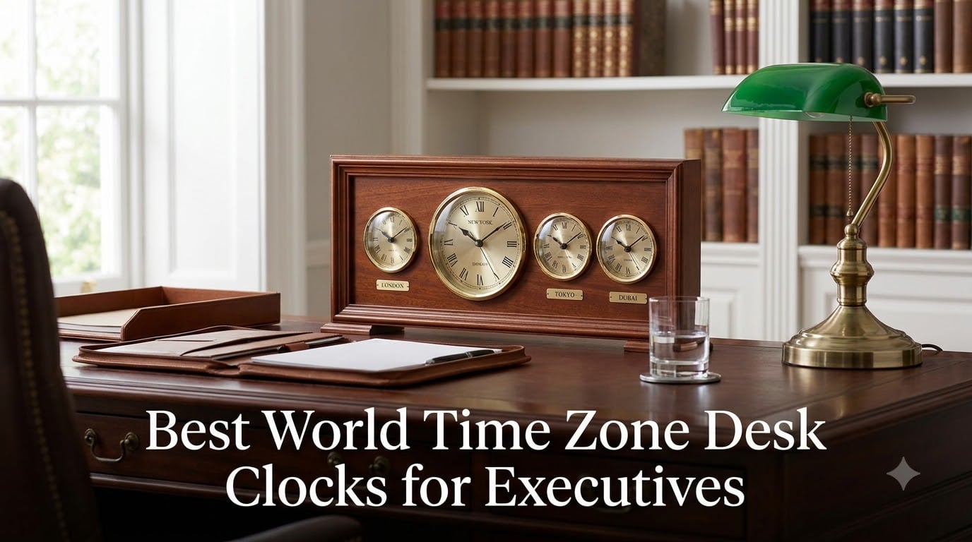 Best World Time Zone Desk Clocks for Executives
