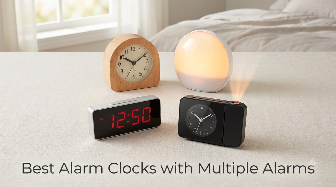 Best Alarm Clocks with Multiple Alarms