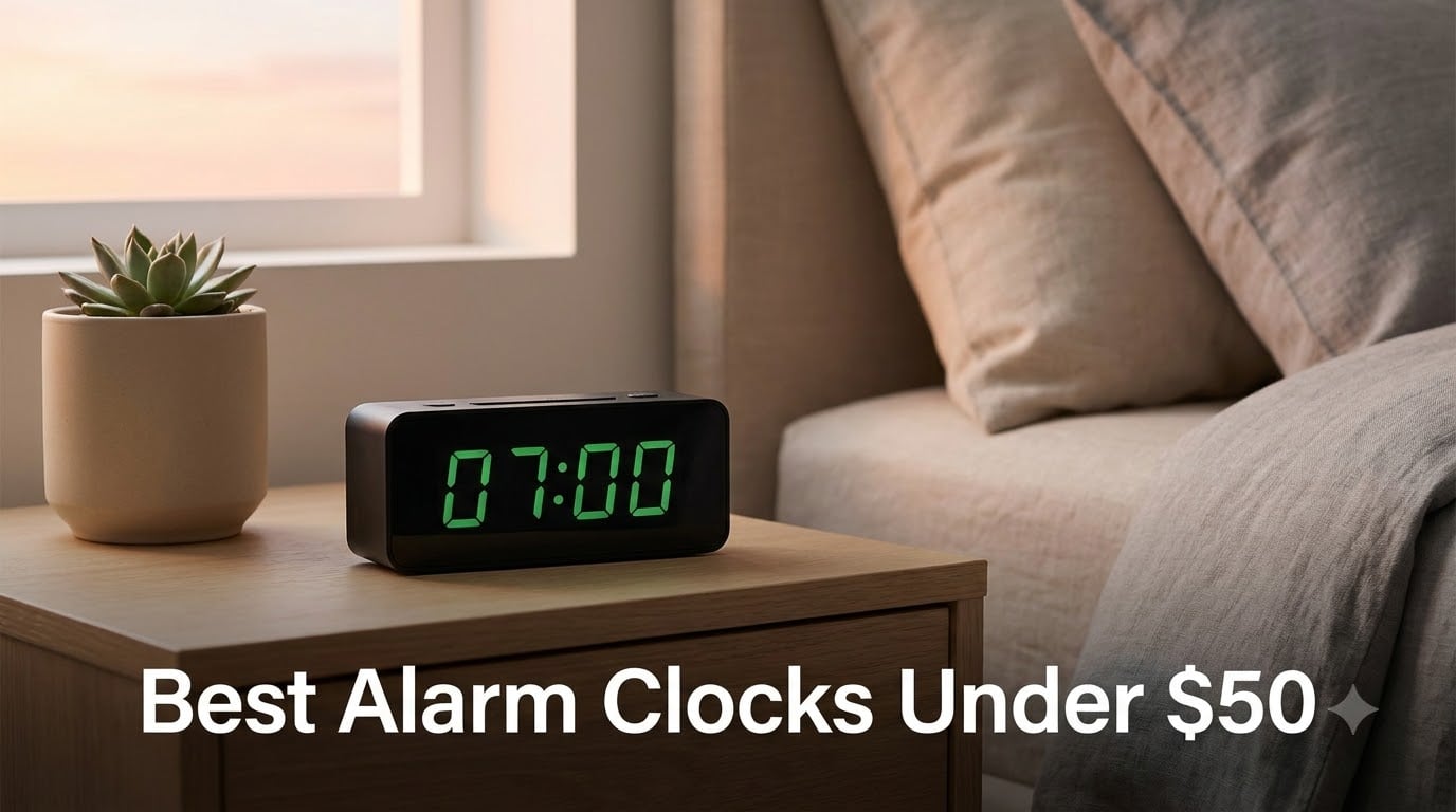 Best Alarm Clocks Under $50