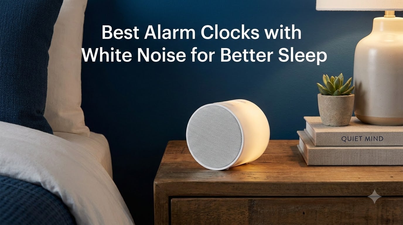 Best Alarm Clocks with White Noise for Better Sleep