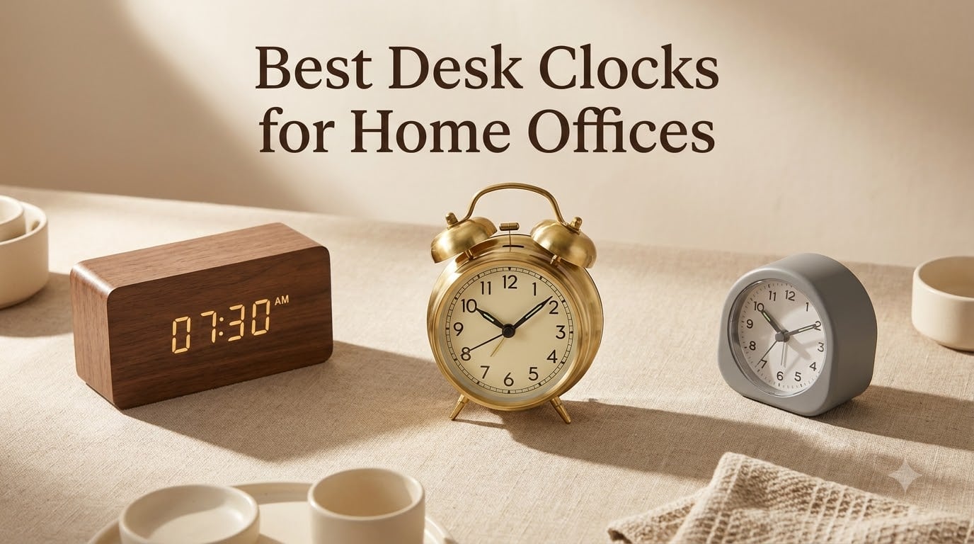 Best Desk Clocks for Home Offices