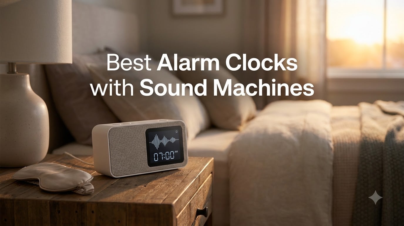 Best Alarm Clocks with Sound Machines