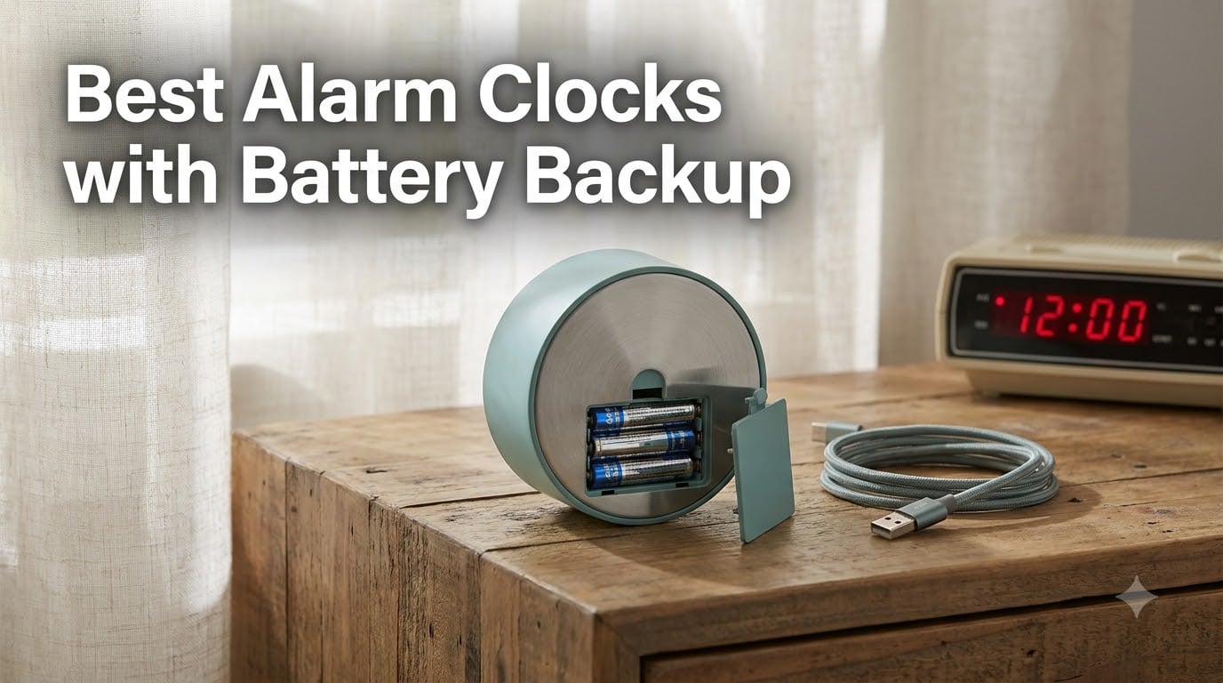 Best Alarm Clocks with Battery Backup