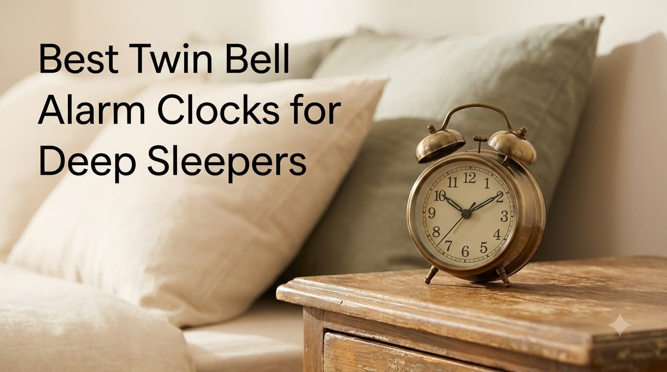 Best Twin Bell Alarm Clocks for Deep Sleepers