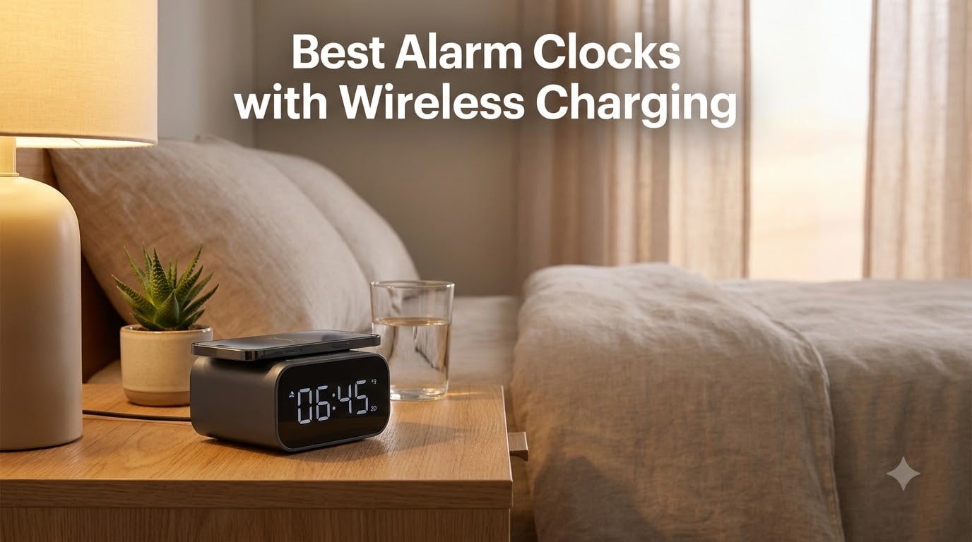 Best Alarm Clocks with Wireless Charging