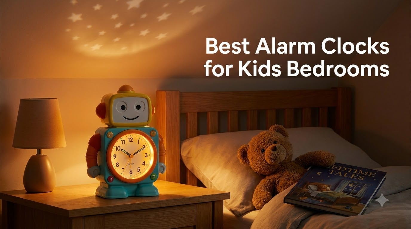 Best Alarm Clocks for Kids Bedrooms