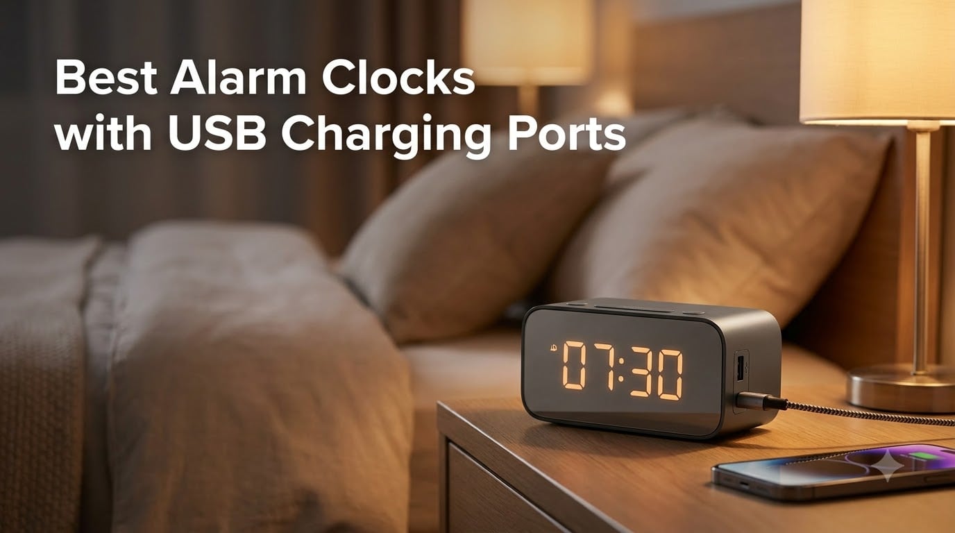 Best Alarm Clocks with USB Charging Ports