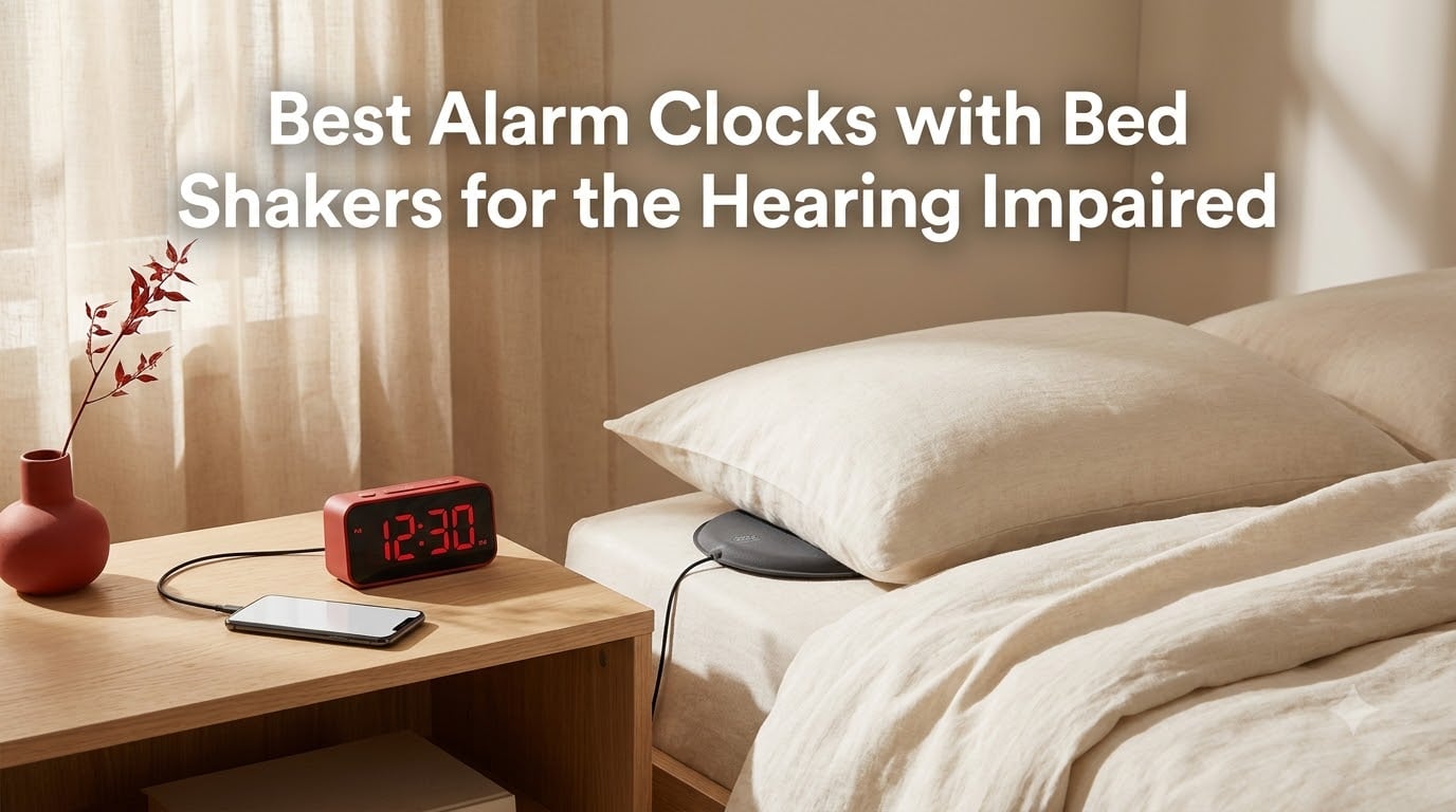 Best Alarm Clocks with Bed Shakers for the Hearing Impaired