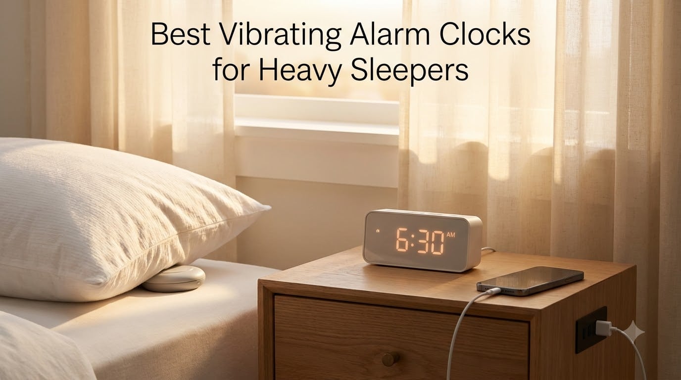 Best Vibrating Alarm Clocks for Heavy Sleepers