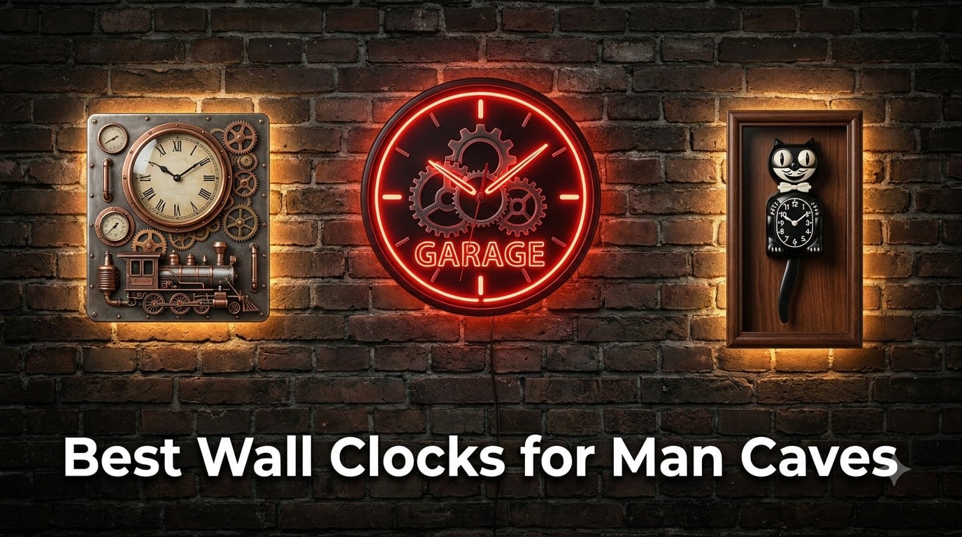 Best Wall Clocks for Man Caves