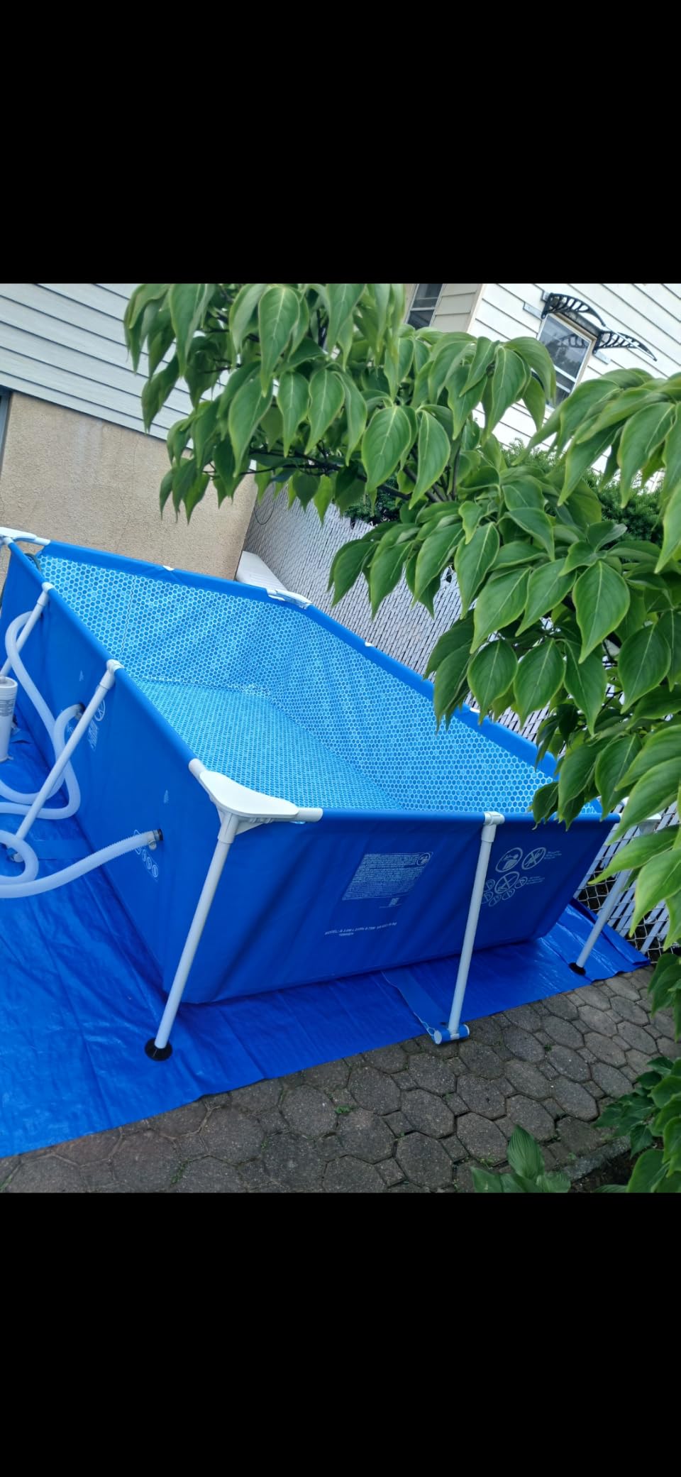 INTEX Metal Frame 14ft 9in x 7ft 3in x 33in Above Ground Swimming Pool customer photo 2