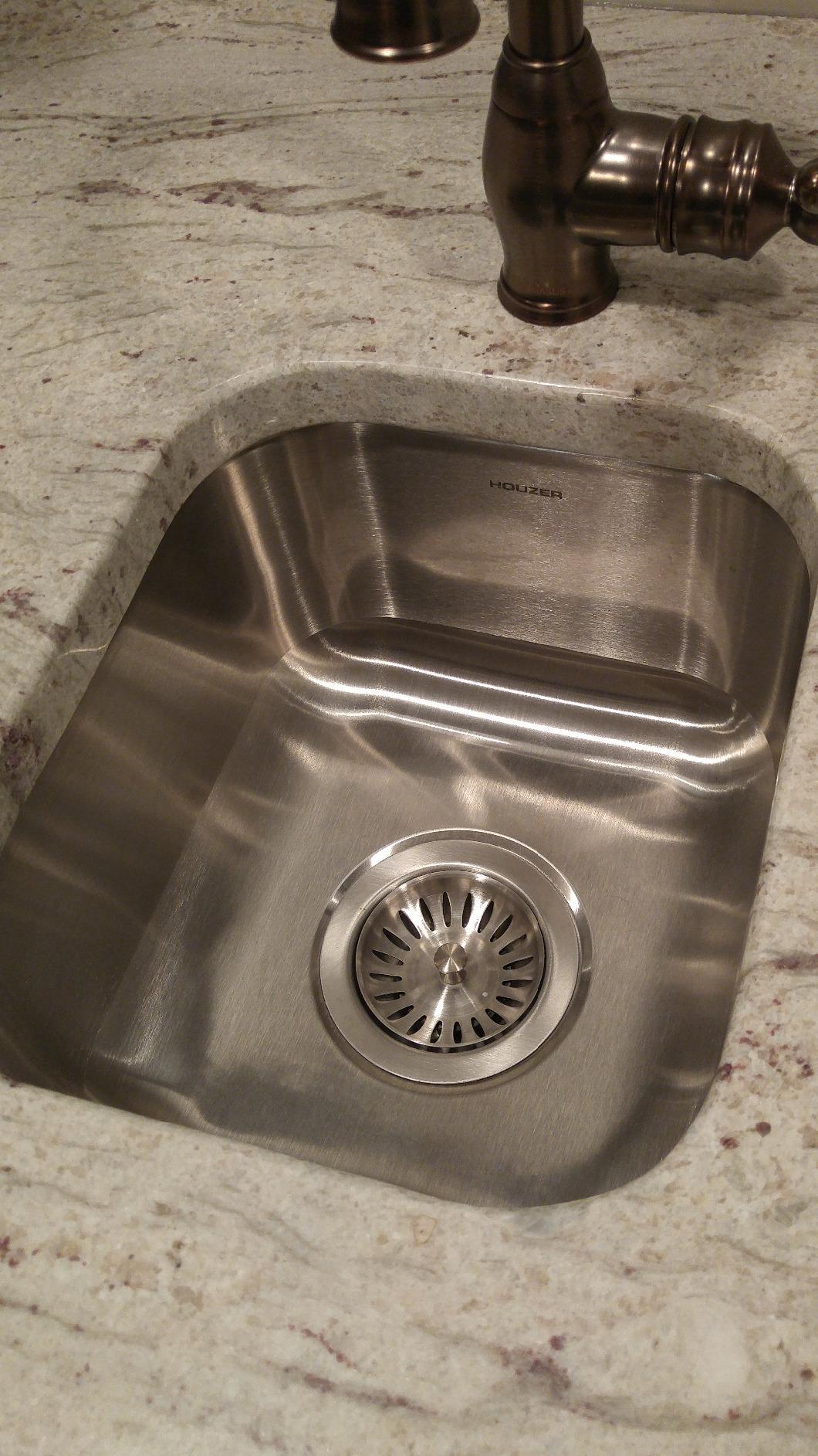 Houzer Club Stainless Steel Kitchen Bar & Prep Sink: 10 Inch Undermount Small Sink with Strainer, Durable & Versatile, Essential for Home & Apartment: CS-1307-1 customer photo 2