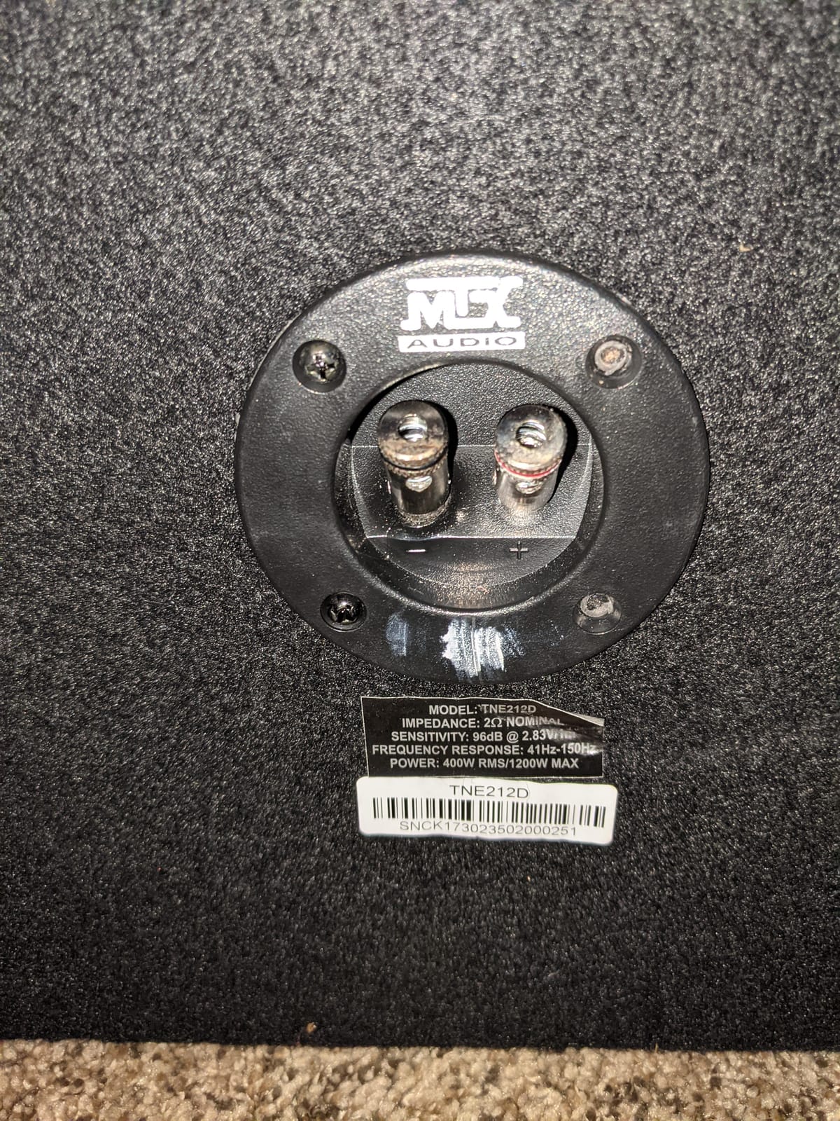 MTX Terminator Dual 12