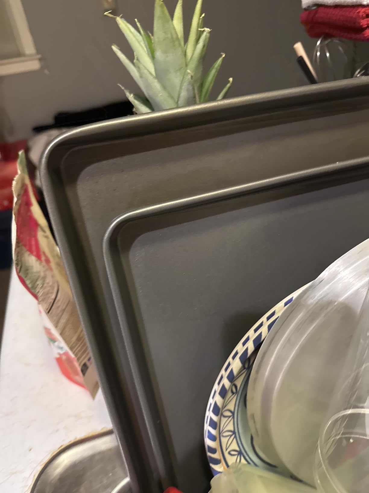 GoodCook Everyday Nonstick Baking Sheet Set, 3 Pack Includes Small (13×9) Medium (15×1) and Large (17×11) Pans Carbon Steel Construction Cookie Sheets Bakeware Set, Gray customer photo 2