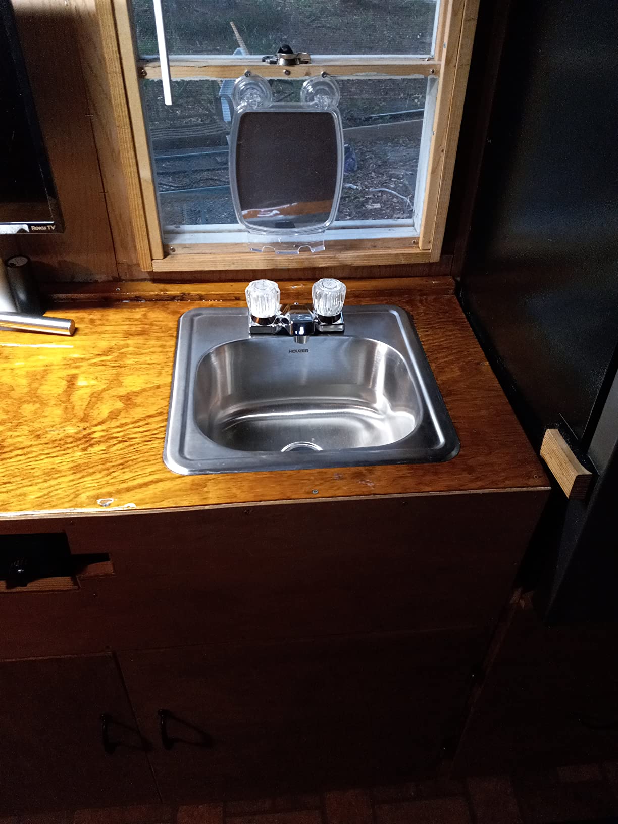 Houzer Hospitality Stainless Steel Bar & Prep Sink: 15 Inch Drop-In Topmount 2-Hole Sink for Bar & Kitchen, Durable & Versatile, Essential for Home & Apartment: 1515-6BS-1 customer photo 1