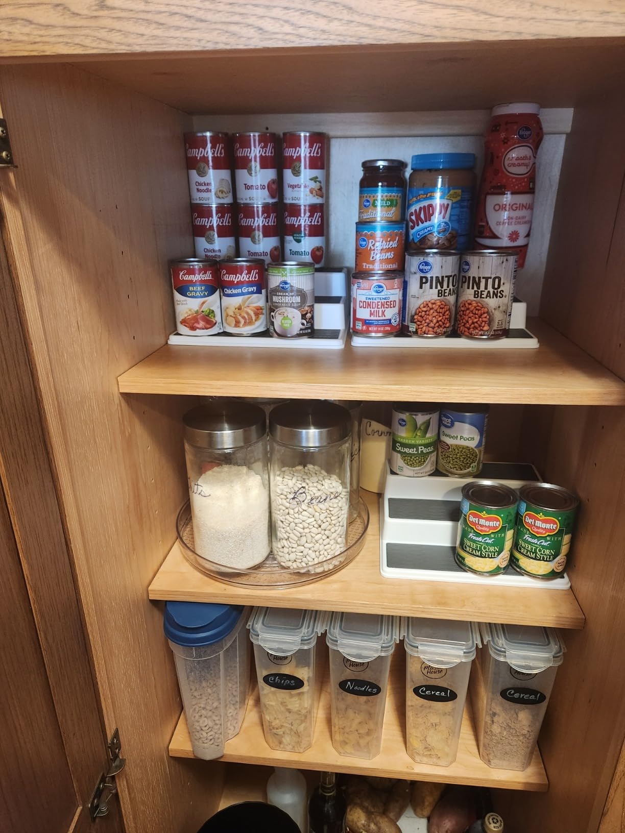 Copco 3-Tier Cabinet Spice Rack Organizer, 10 Inch Tiered Shelf Riser for Kitchen Cabinets, Pantry, and Countertop - Holds Spices, Seasonings, Oils, and Condiments customer photo 2