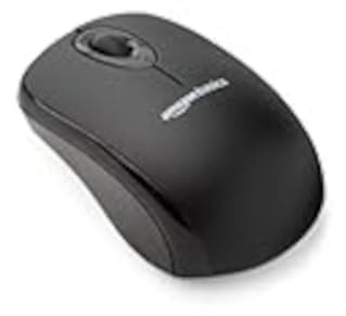Amazon Basics 2.4 GHz Wireless Optical Computer Mouse with USB Nano Receiver, Portable, No Wires, Smooth Tracking, Multi-Device Compatibility, Black customer photo 2