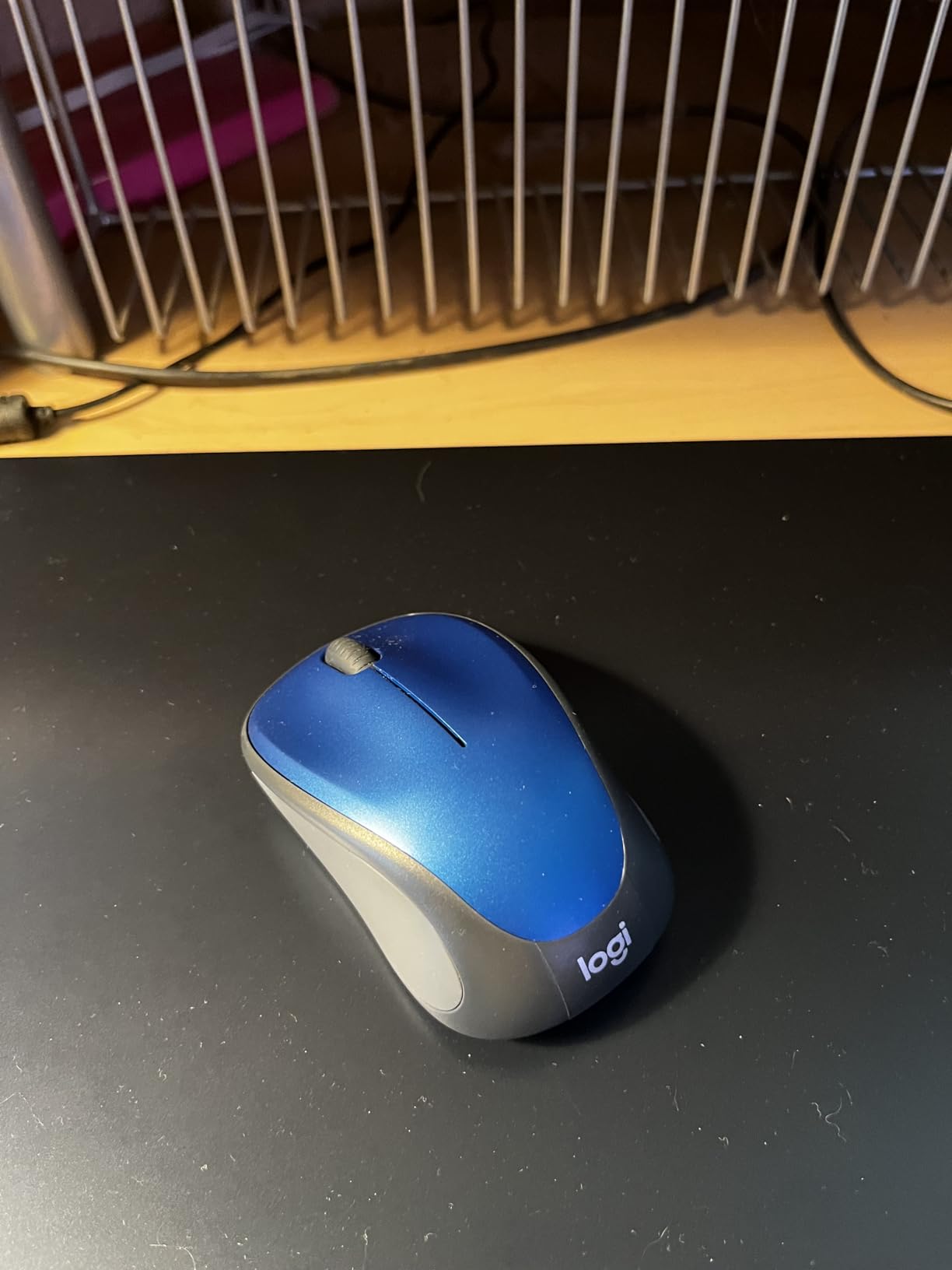 Logitech M317 Compact Ambidextrous 2.4 GHz Wireless Mouse - Blue customer photo 1