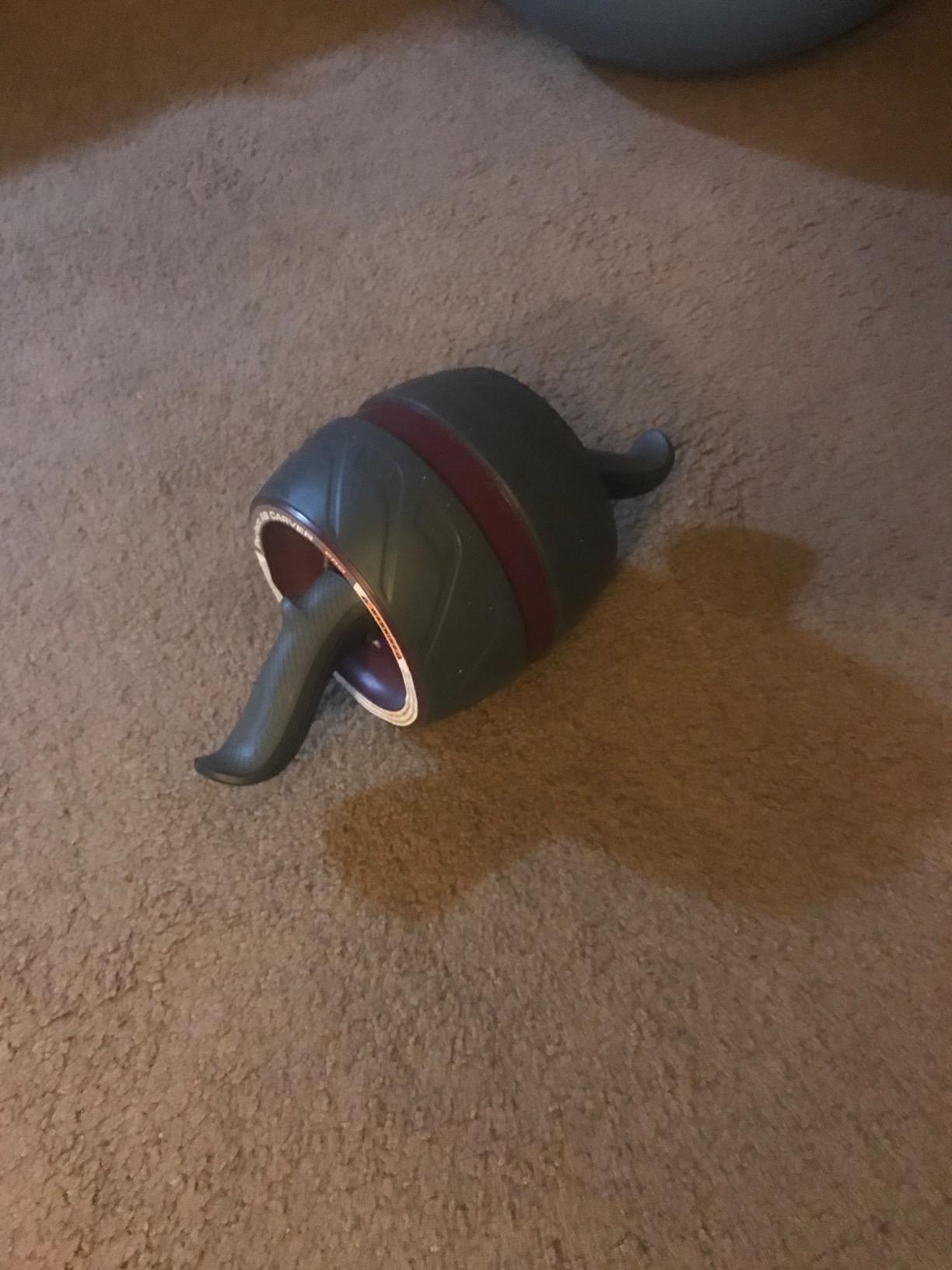 Perfect Fitness Ab Carver Roller Wheel With Built In Spring Resistance, At Home Core Workout Equipment customer photo 2