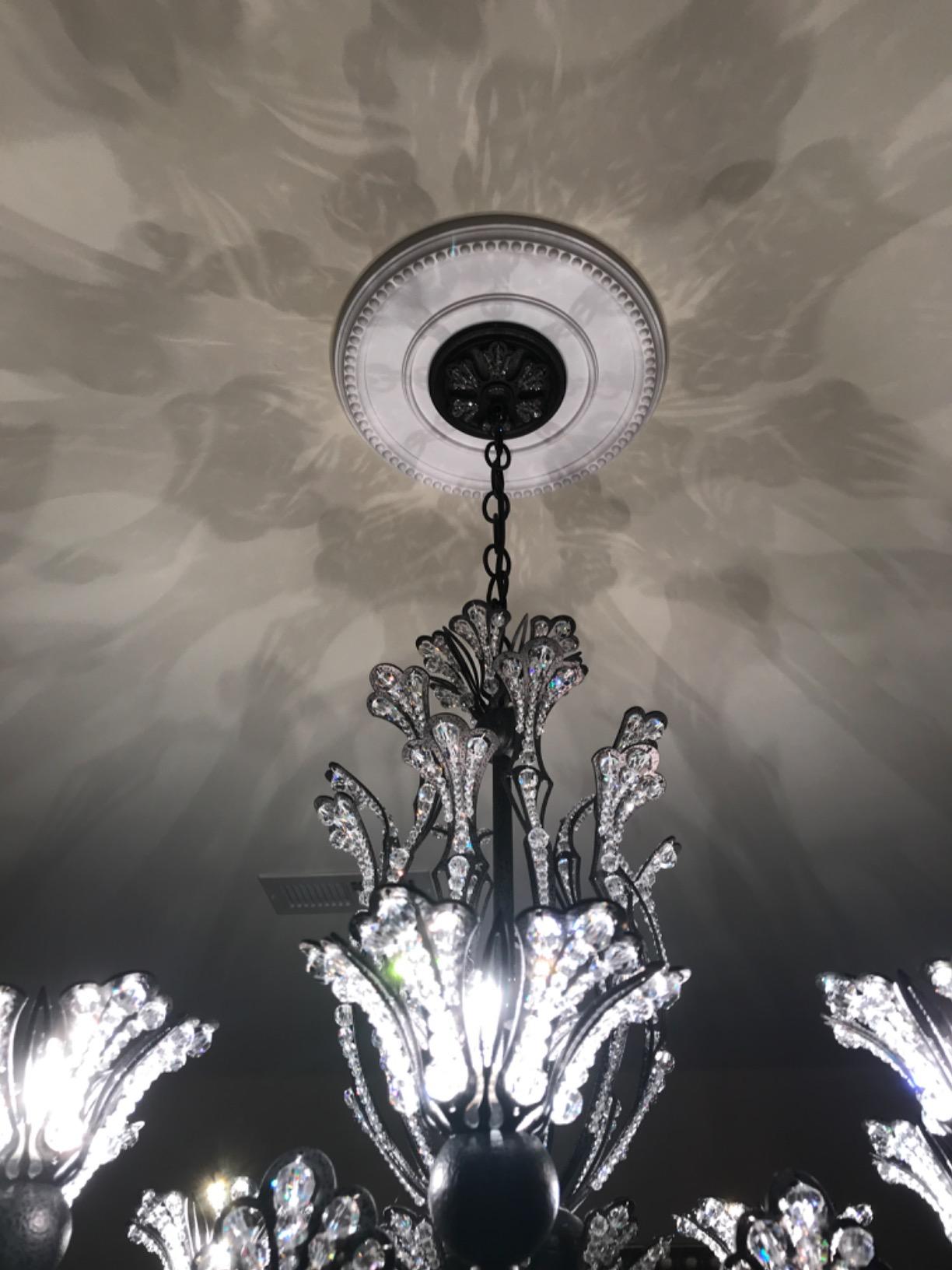 Ekena Millwork CM12BR Bradford Ceiling Medallion, 12 1/2