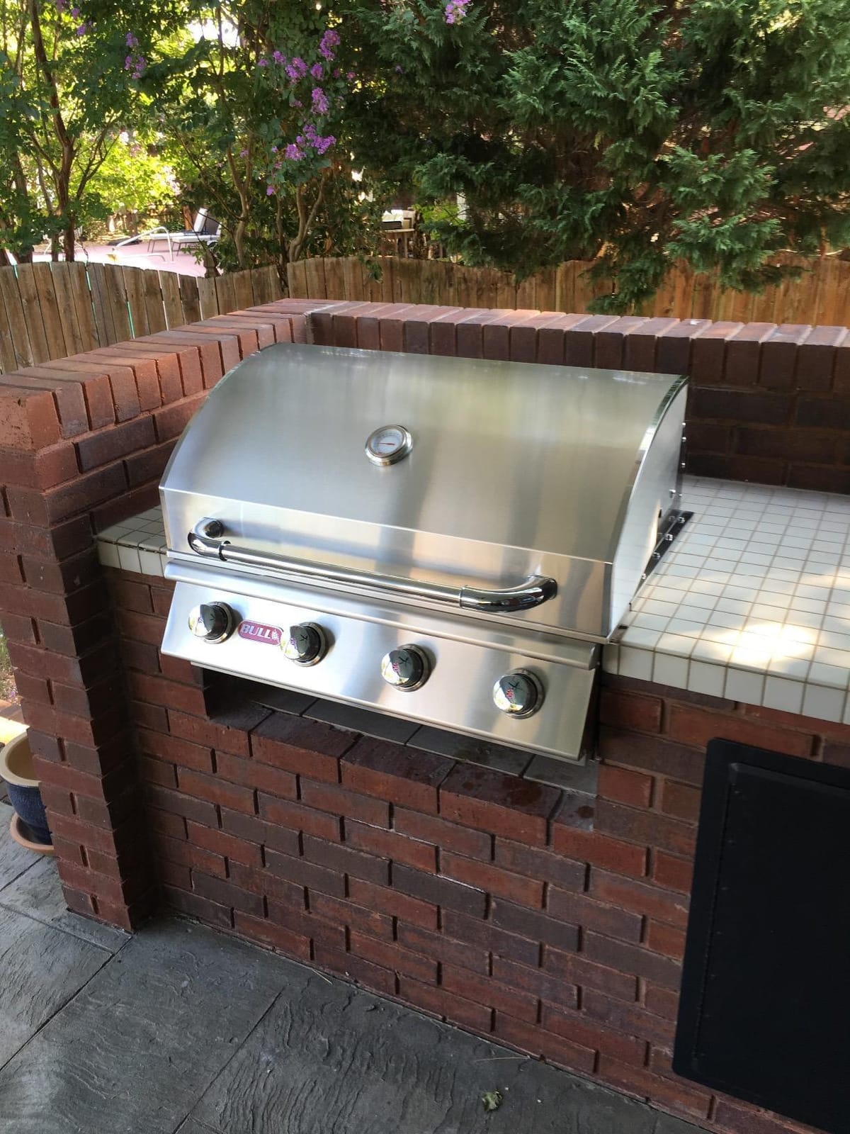 Bull Outdoor Products Outlaw 60,000 BTU Drop-In Grill Head – Stainless Steel, Natural Gas customer photo 1