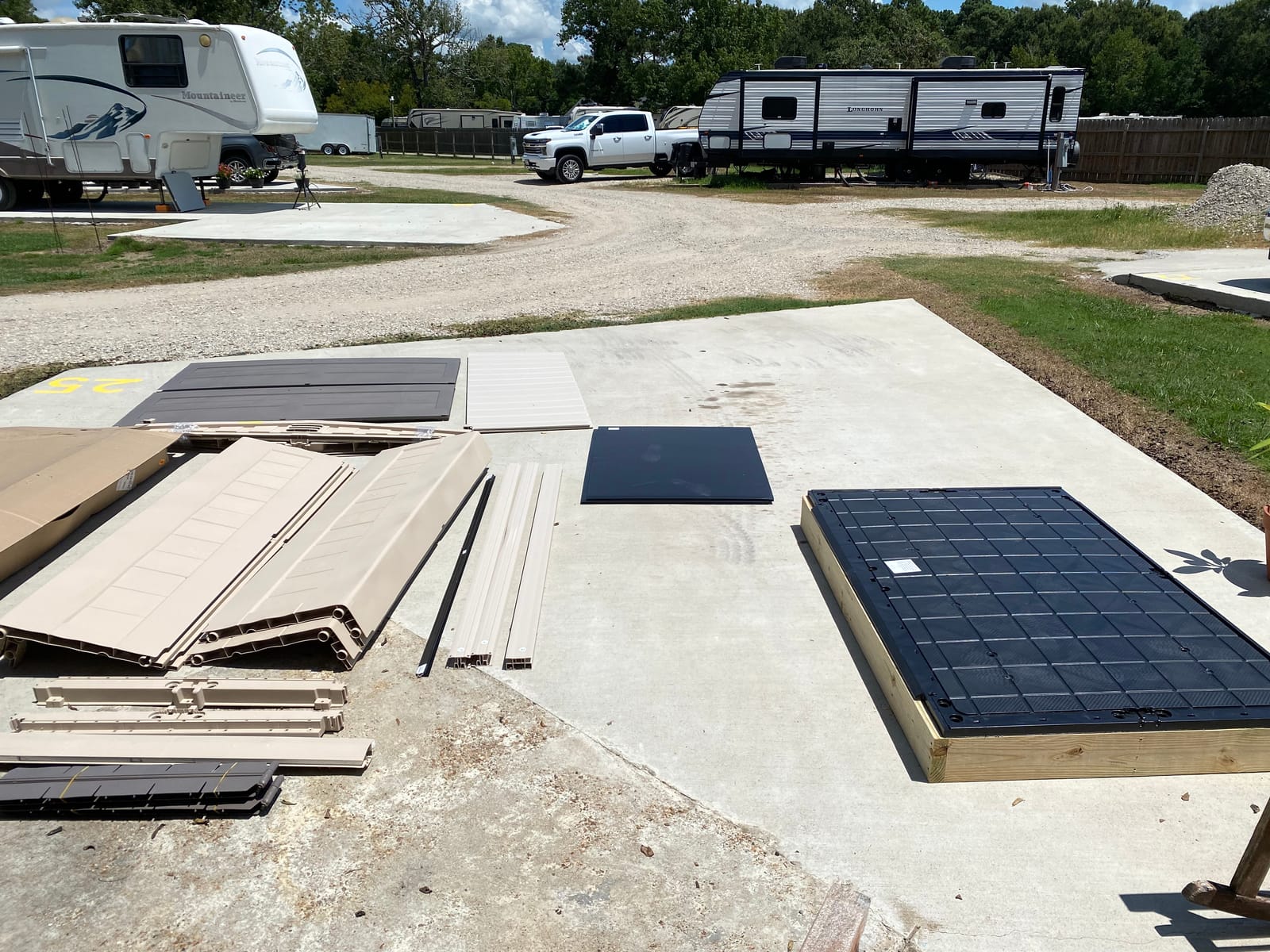 Keter Factor 6x3 Outdoor Storage Shed Kit-Perfect to Store Patio Furniture, Garden Tools Bike Accessories, Beach Chairs and Push Lawn Mower, Taupe & Brown customer photo 1