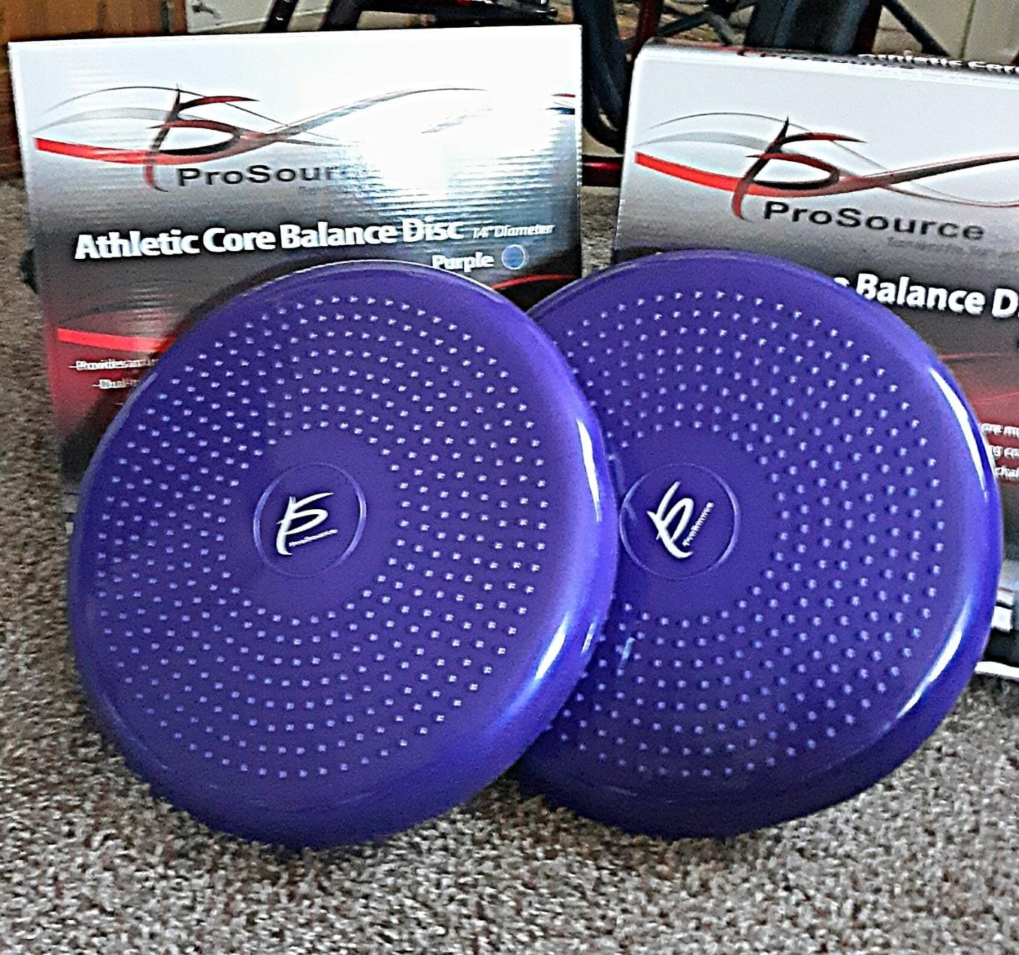 ProsourceFit Core Balance Disc Trainer, 14” Diameter with Pump for Improving Posture, Fitness, Stability customer photo 2
