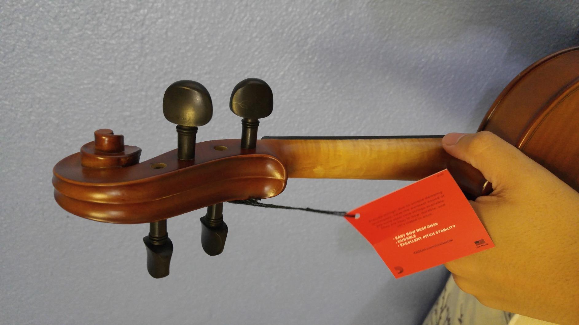 Cecilio Full Size 4/4 Violin with Hard Case & Shoulder Rest - Solidwood Ebony Fitted Violin with Premium Strings, Ideal for Beginners customer photo 1