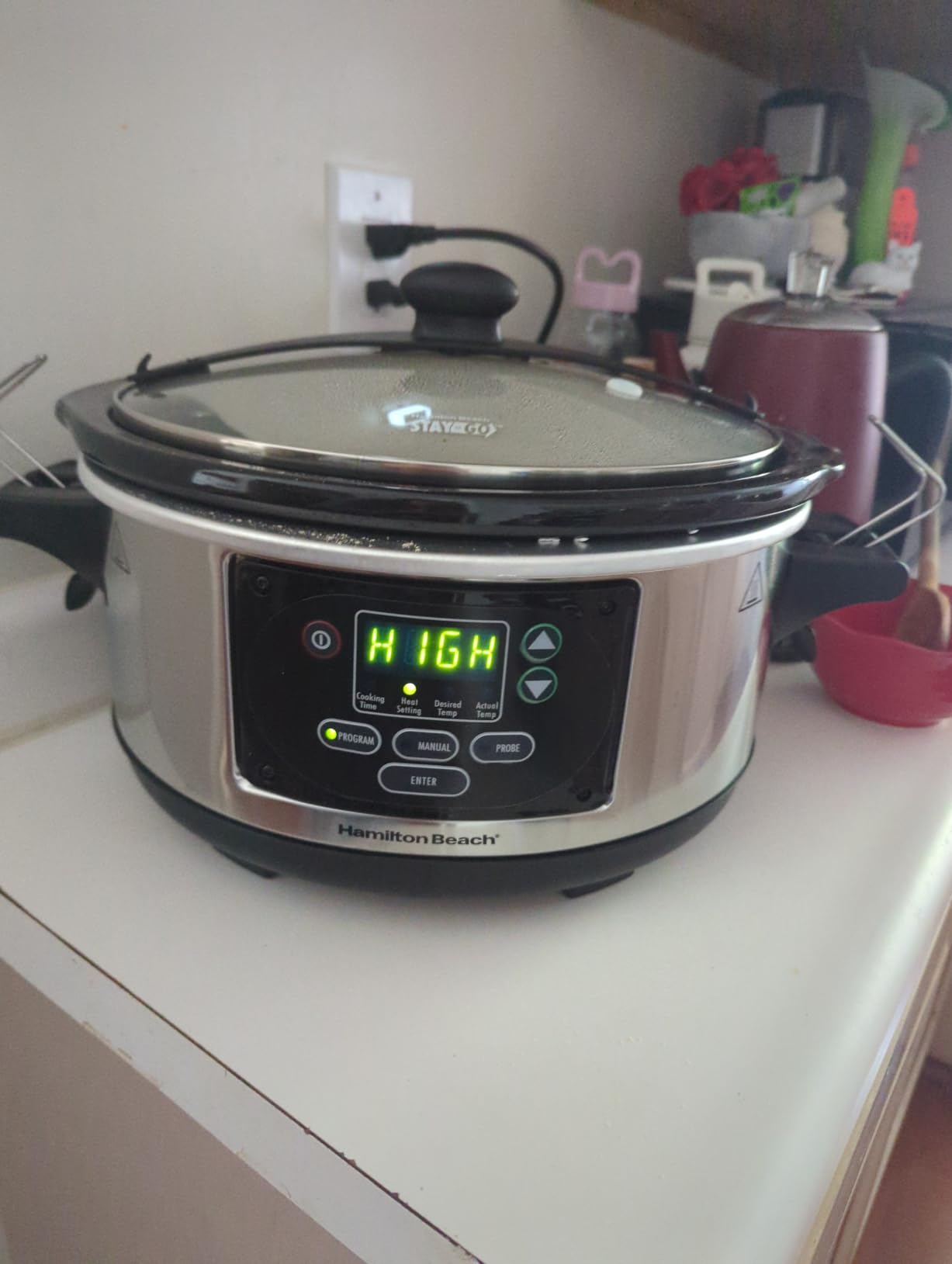 Hamilton Beach Portable 6 Quart Set & Forget Programmable Slow Cooker customer photo 2