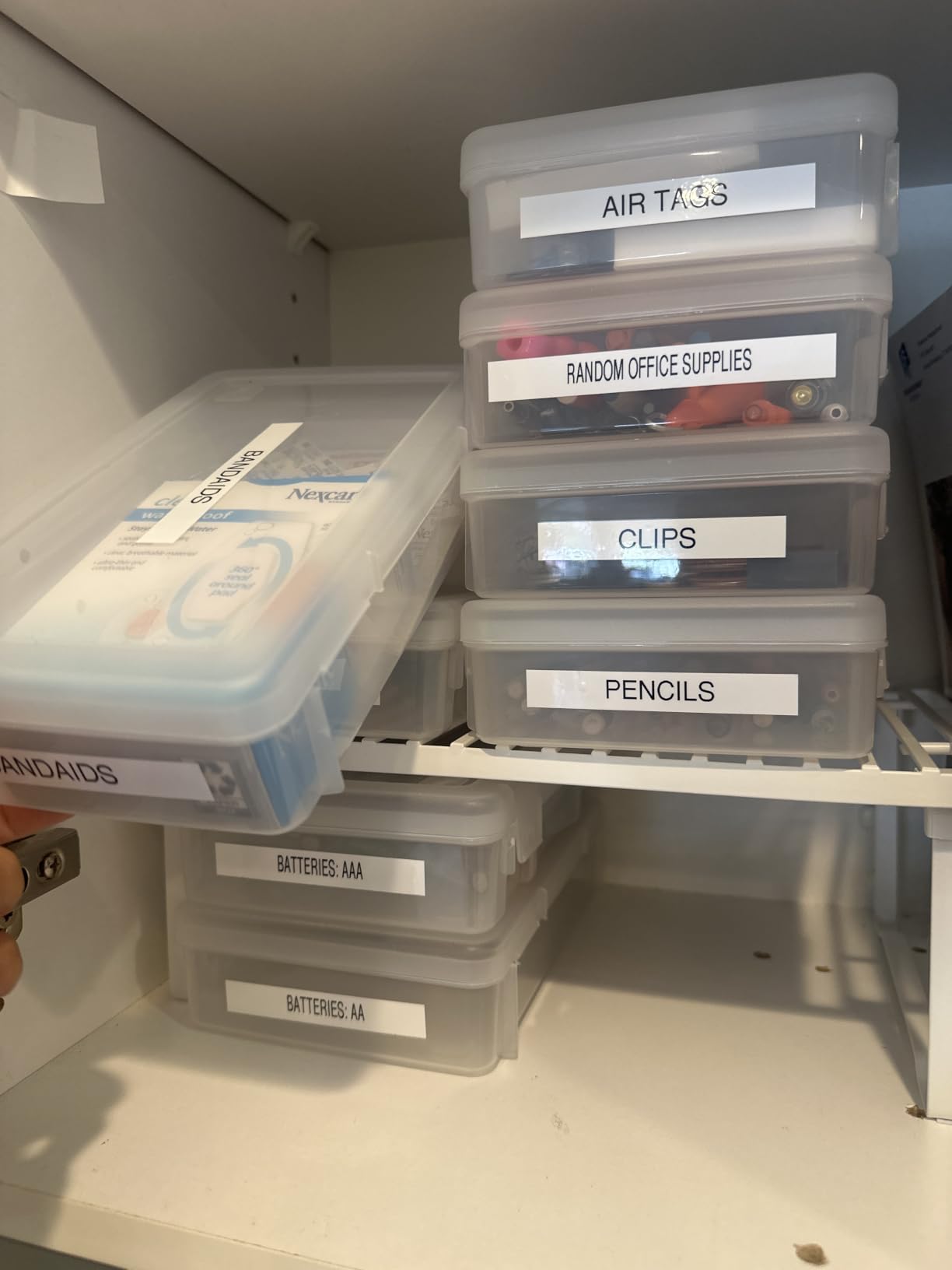 IRIS USA Clear Cases |Made in USA| Plastic Box Organizers (10-Pack)- Small customer photo 1