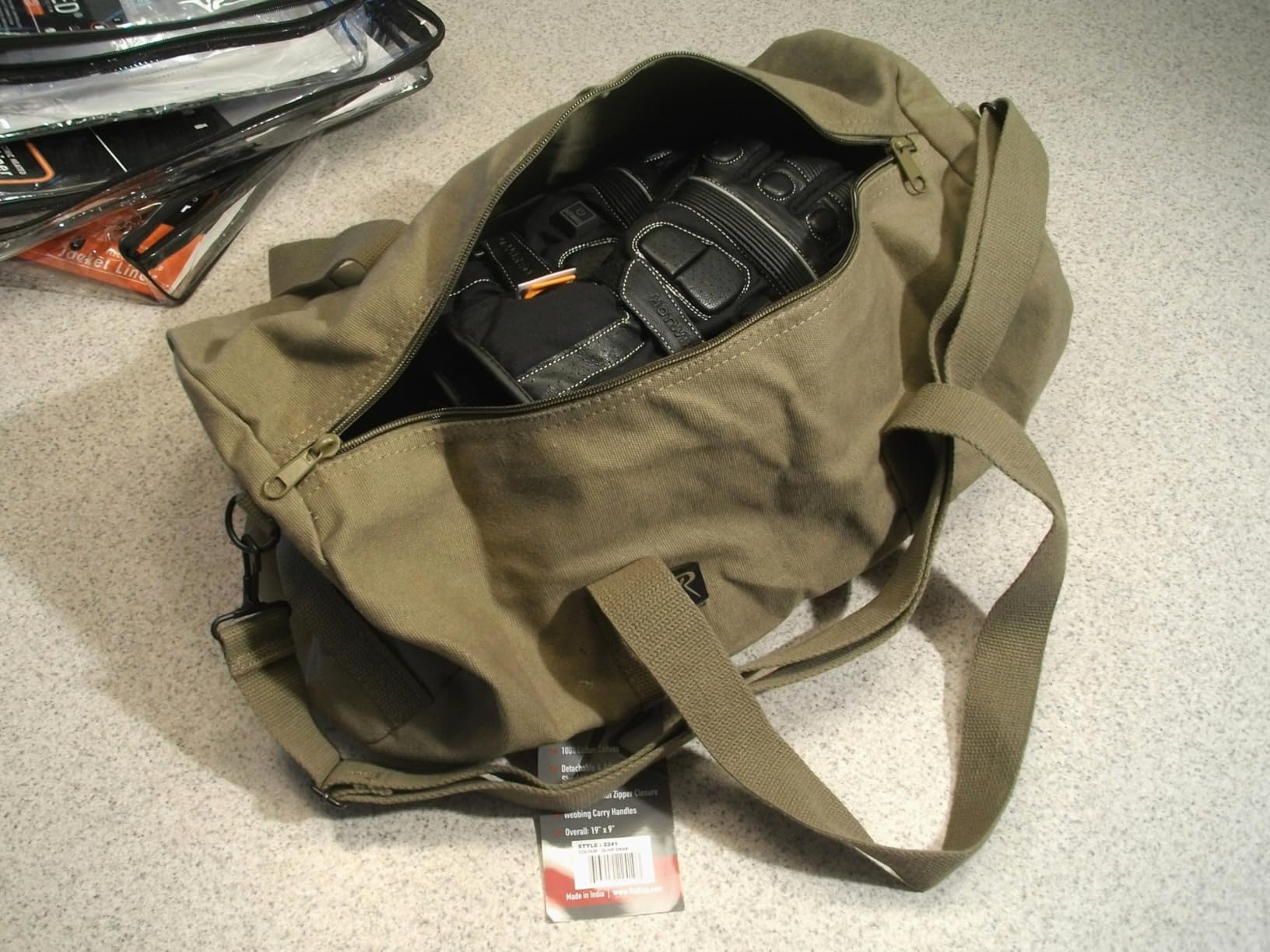 Rothco Heavy-Duty Canvas Shoulder Duffle Bag - Rugged Travel Gym Gear Equipment Bag customer photo 1