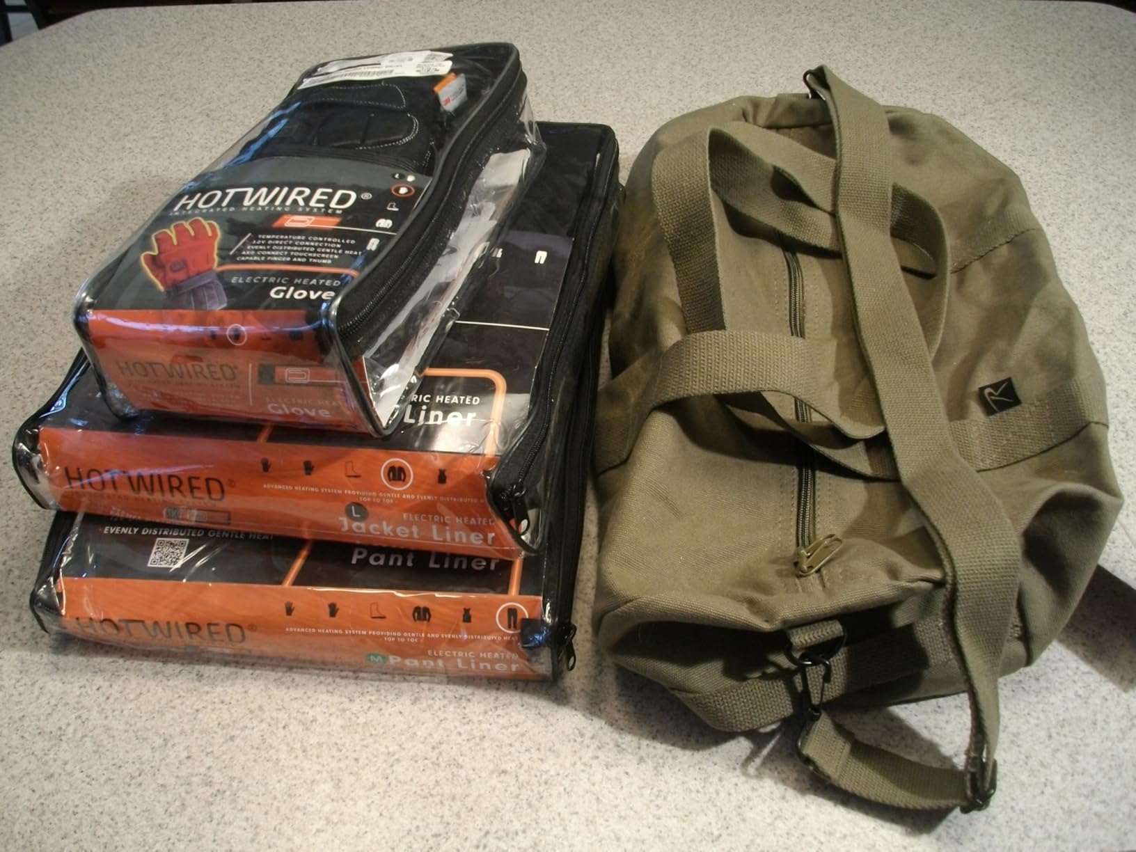 Rothco Heavy-Duty Canvas Shoulder Duffle Bag - Rugged Travel Gym Gear Equipment Bag customer photo 2