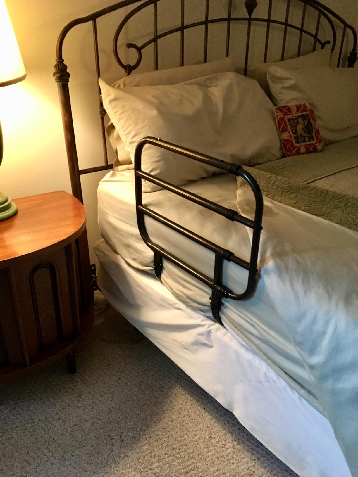 Able Life Bedside Extend-A-Rail, Adjustable Senior Bed Safety Railing and Stand Assist Grab Bar, Extendable Guardrail for Seniors and Elderly Adults, ASTM Safety Approved Bedrail customer photo 2