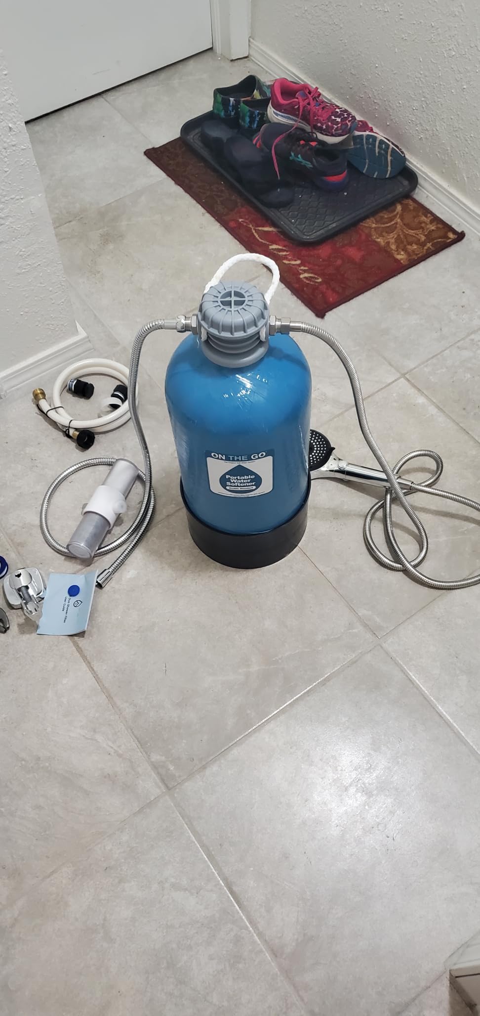 OTG4-DBLSOFT-Portable 16,000 Grain RV Water Softener (NOT made in China, assembled by U.S. Workers in Indiana) customer photo 2