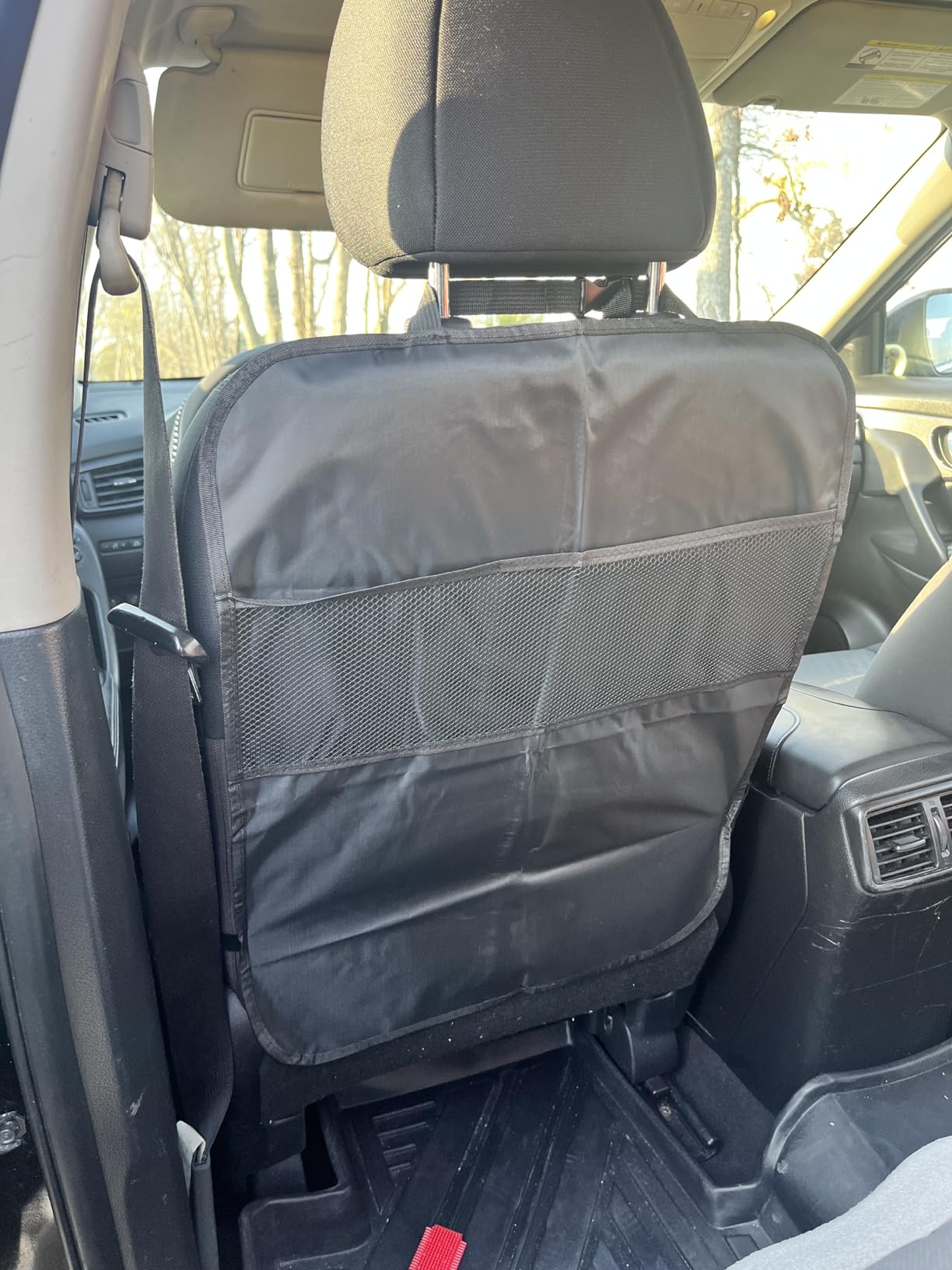 Kick Mats with Organizer -2 Pack Backseat Protector SeatCovers for Your Car, SUV, Minivan or Truck Seats - VehicleBack Seat Kids Safety Accessories -Universal Fit AutomotiveInterior Protectors customer photo 1