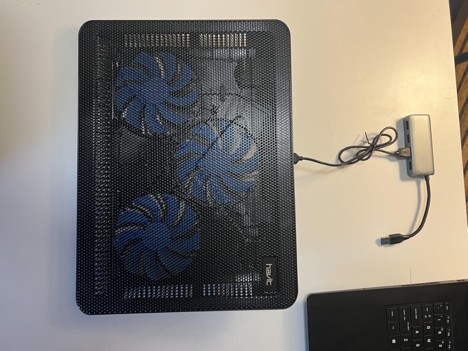 havit HV-F2056 Laptop Cooling Pad for 15.6-17 Inch Laptops, Black customer photo 1