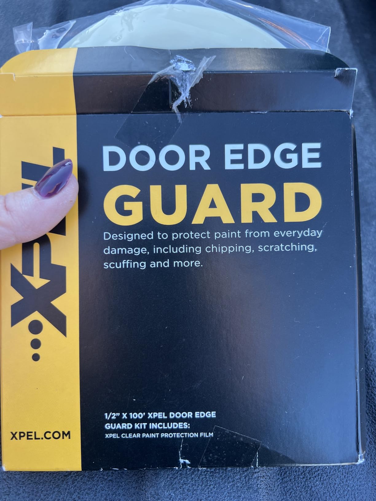 XPEL Door Edge Guard Protection Film Roll, 3/8